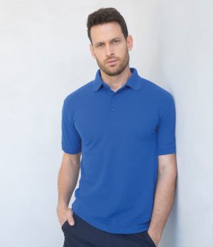 Henbury Heavy Poly/Cotton Piqué Polo Shirt