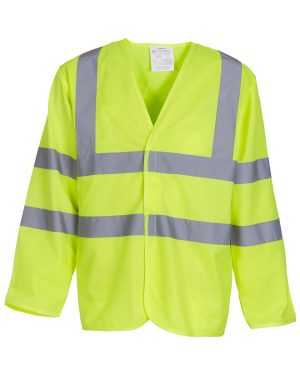 Long sleeve hi vis vest