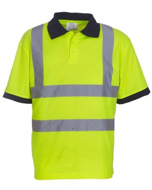 Hi-Vis Short Sleeve Polo Shirt