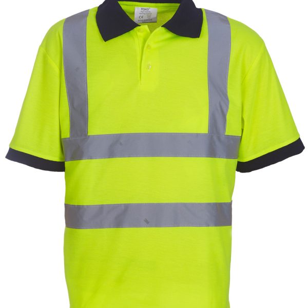 Hi-Vis Short Sleeve Polo Shirt