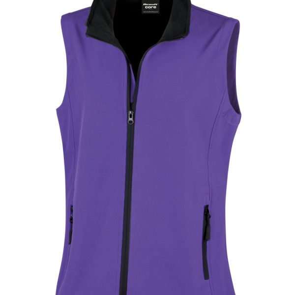 Result Core Ladies Printable Soft Shell Bodywarmer