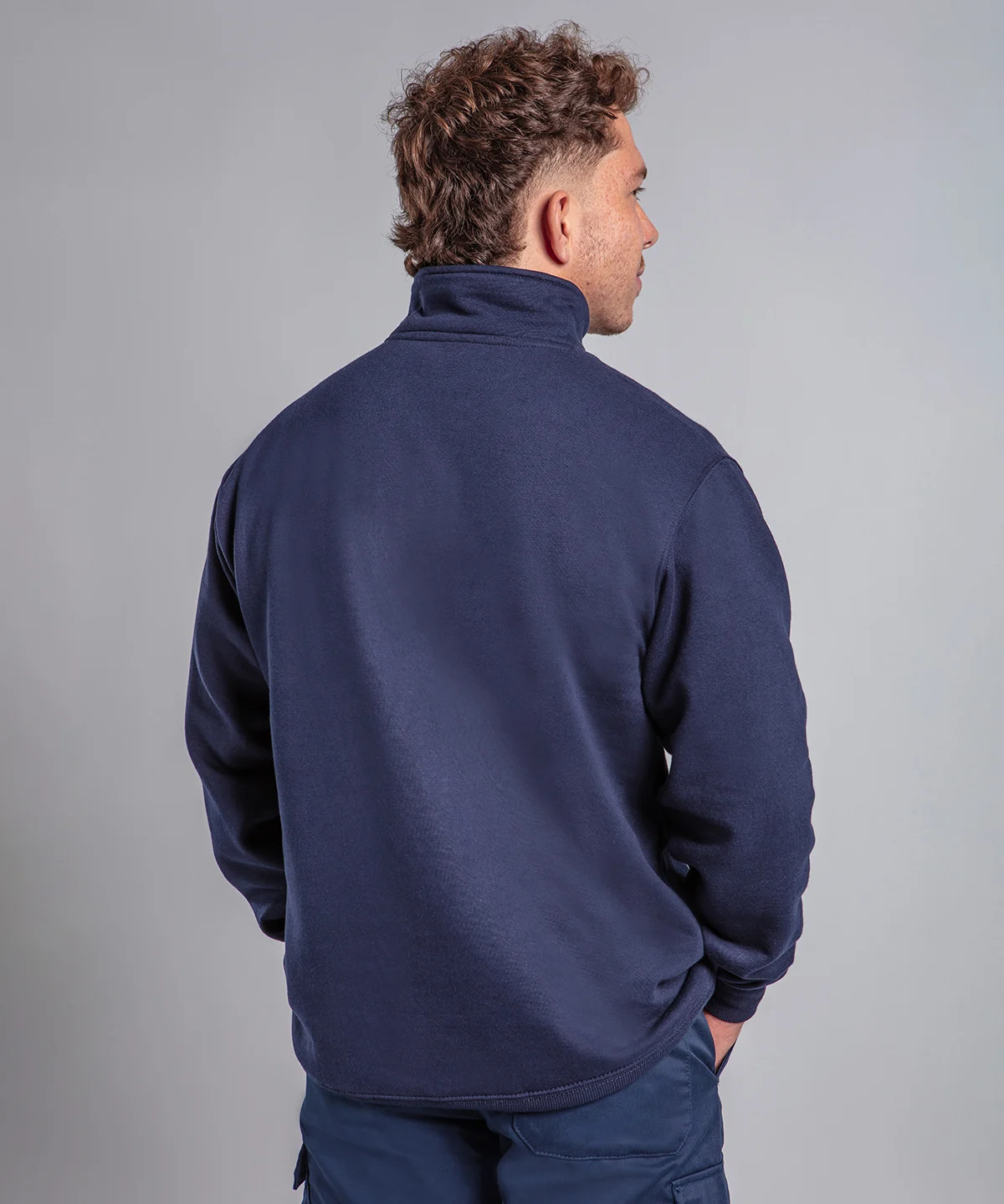 Pro 1/4 Neck Zip Sweatshirt - Image 4