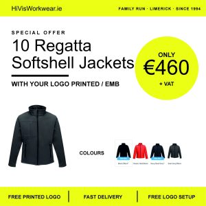 10 Regatta softshell Jackets for €460