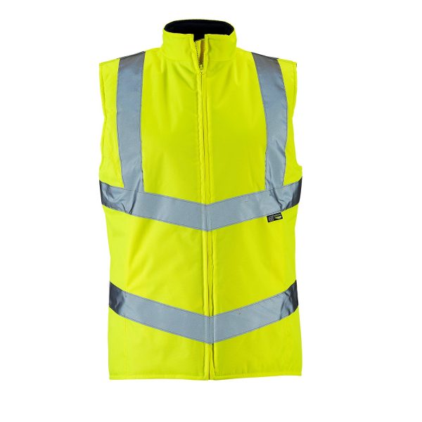 Women's Hi Vis Yellow Anjali Body Warmer