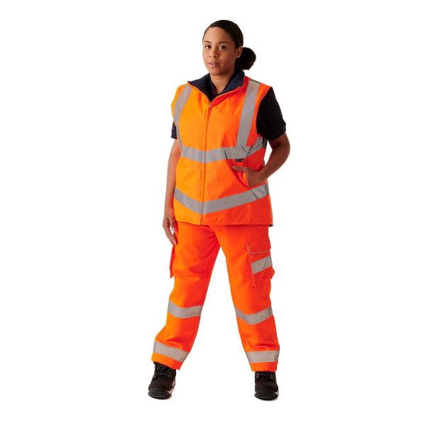 Women's Hi Vis Orange Anjali Body Warmer
