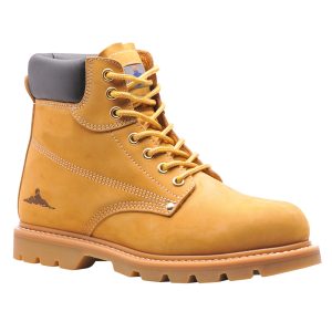 Steel Leather Welted Ankle Boot SB