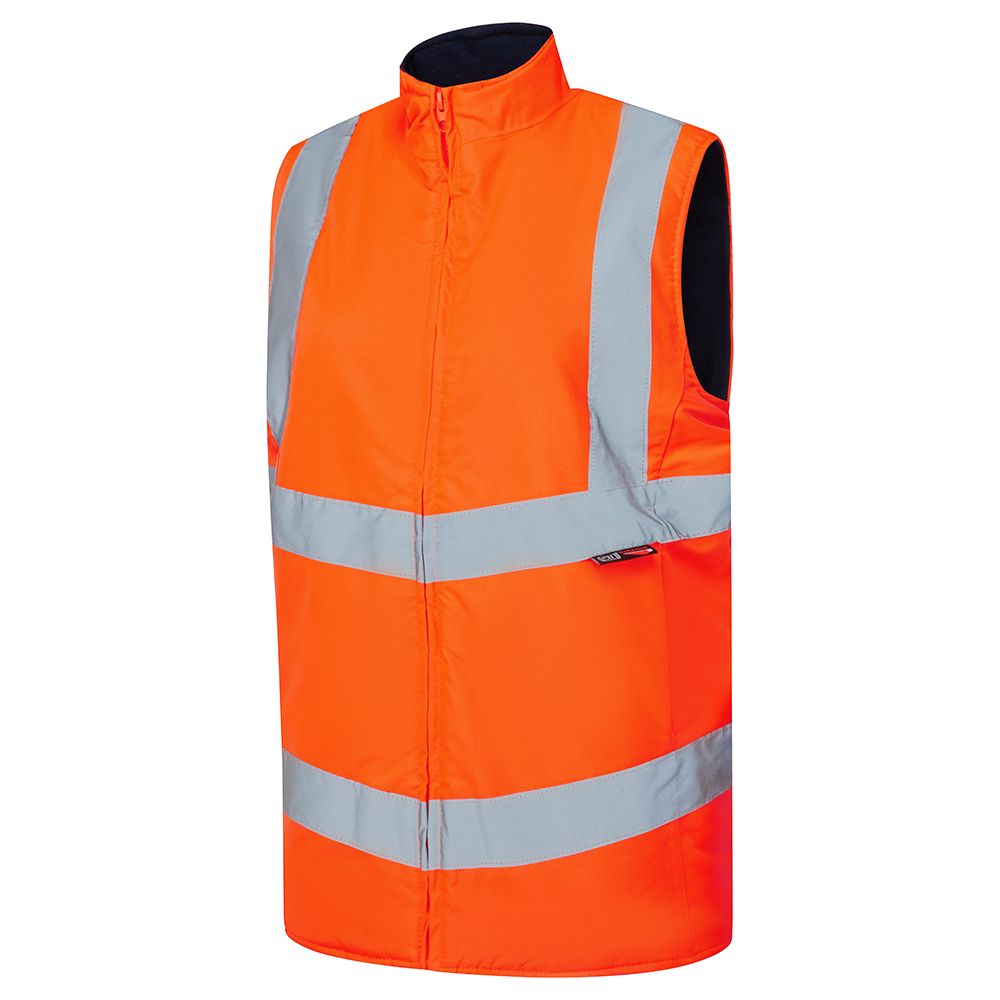 Women's Hi Vis Orange Anjali Body Warmer - Image 2