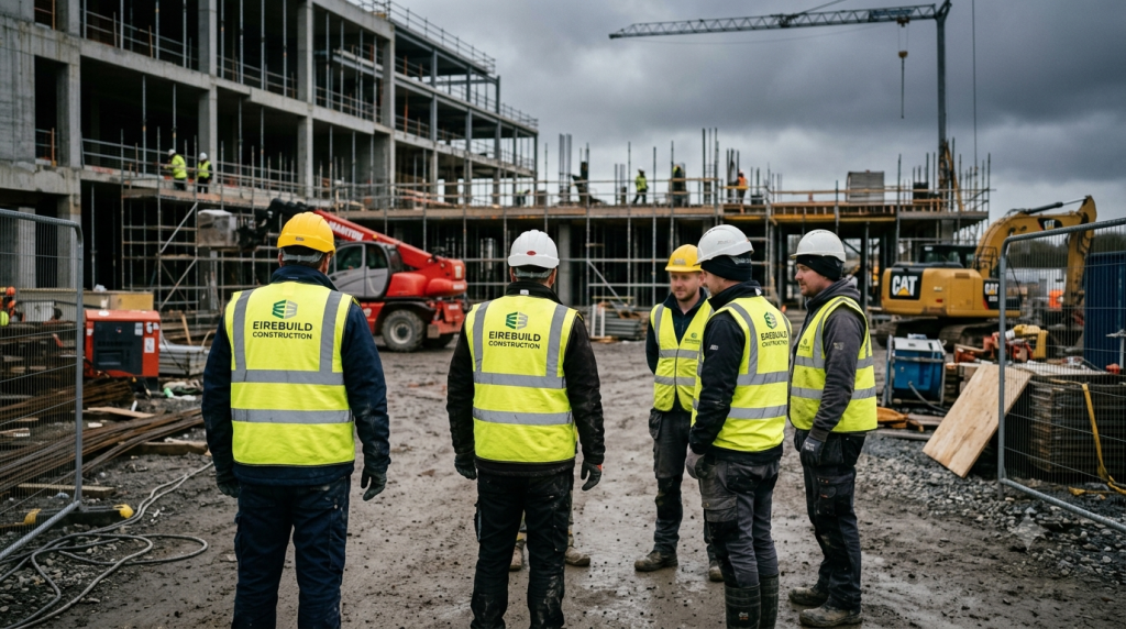 Hi Vis Vests on site