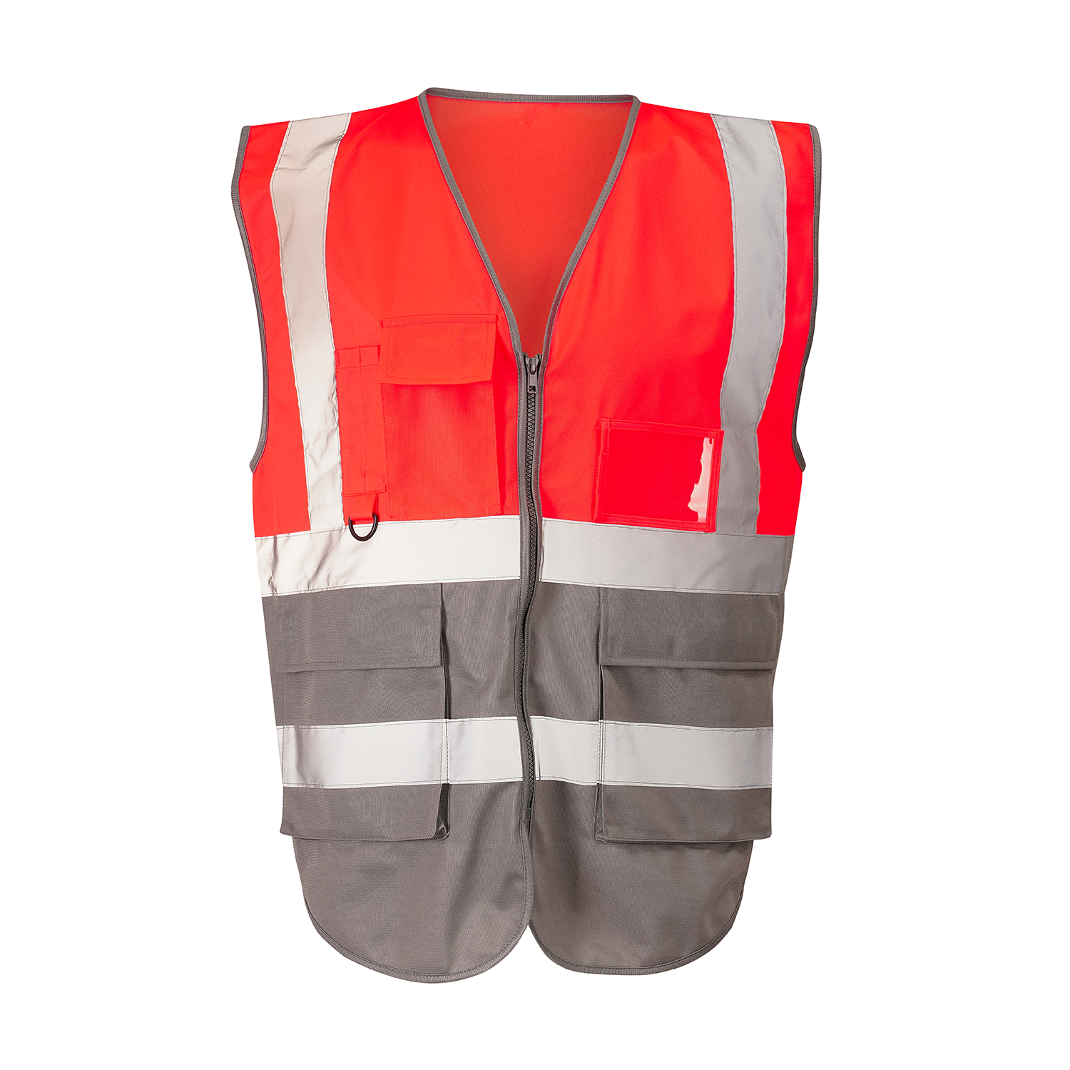 Hi Vis Orange 2 Tone Executive Vest - Image 6