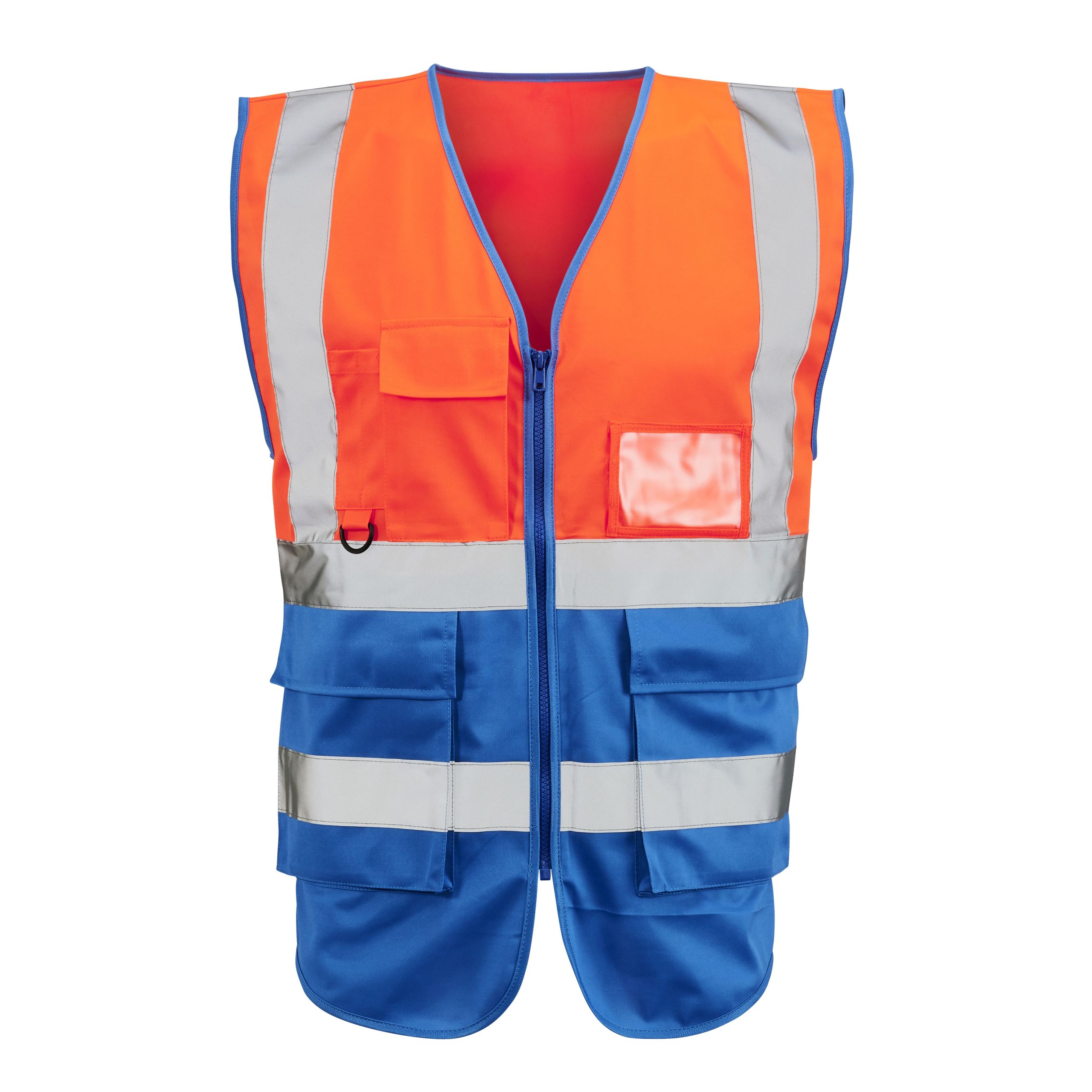 Hi Vis Orange 2 Tone Executive Vest - Image 4