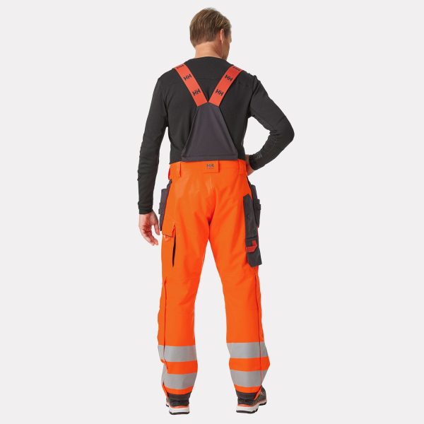 Helly Hansen Alna 2.0 high visibility winter construction bib trousers class 2