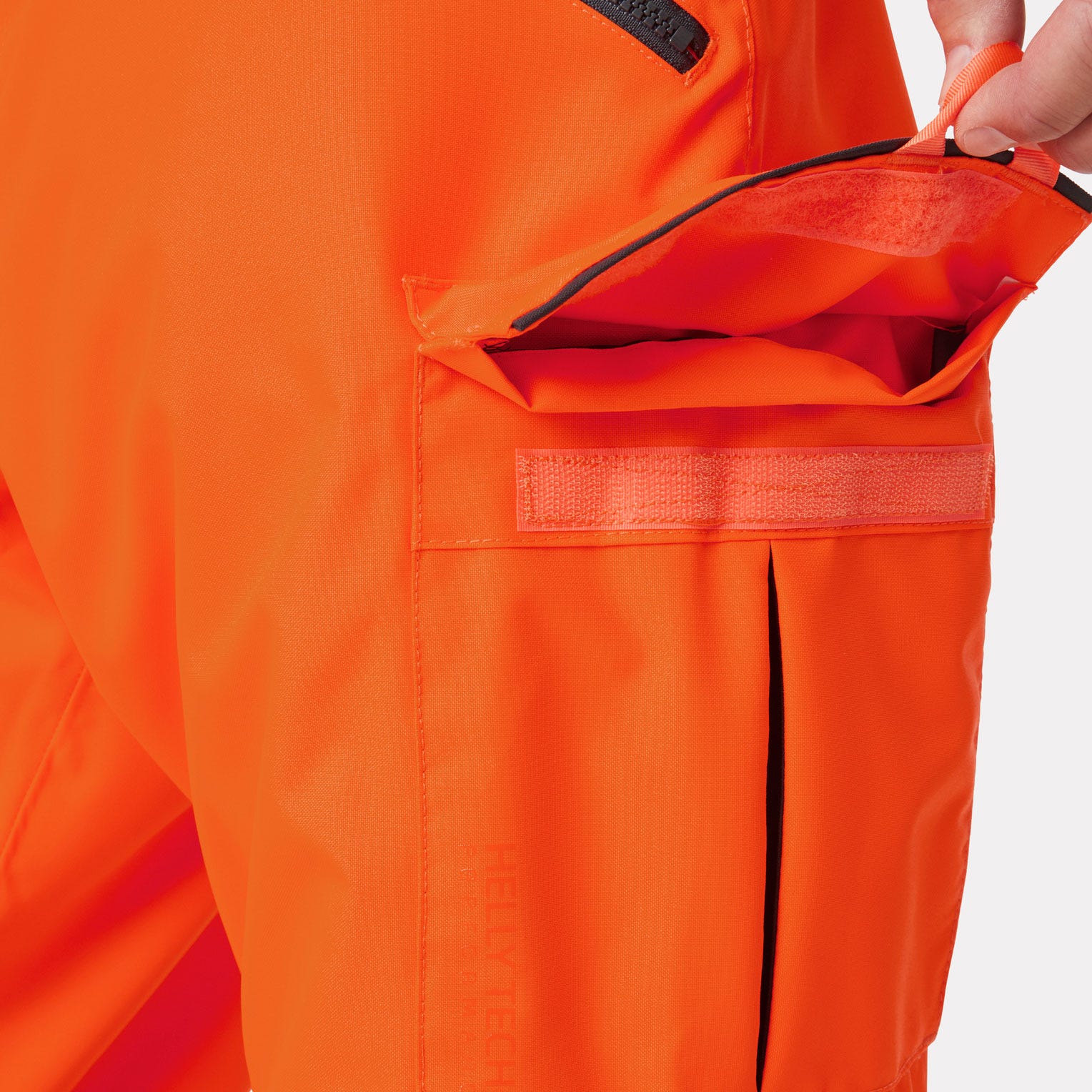 Helly Hansen Alna 2.0 high visibility shell construction bib trousers class 2 - Image 3