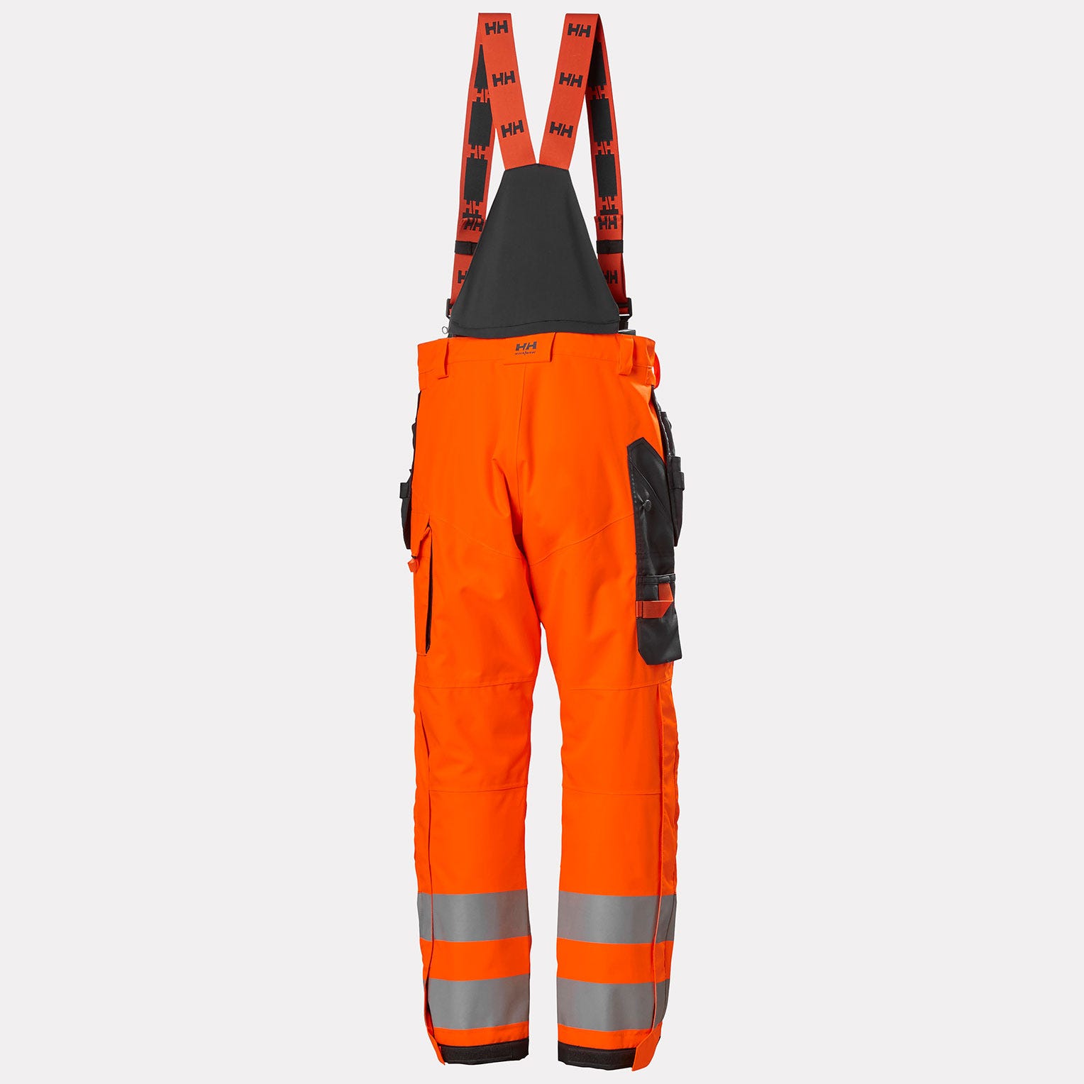 Helly Hansen Alna 2.0 high visibility shell construction bib trousers class 2 - Image 5