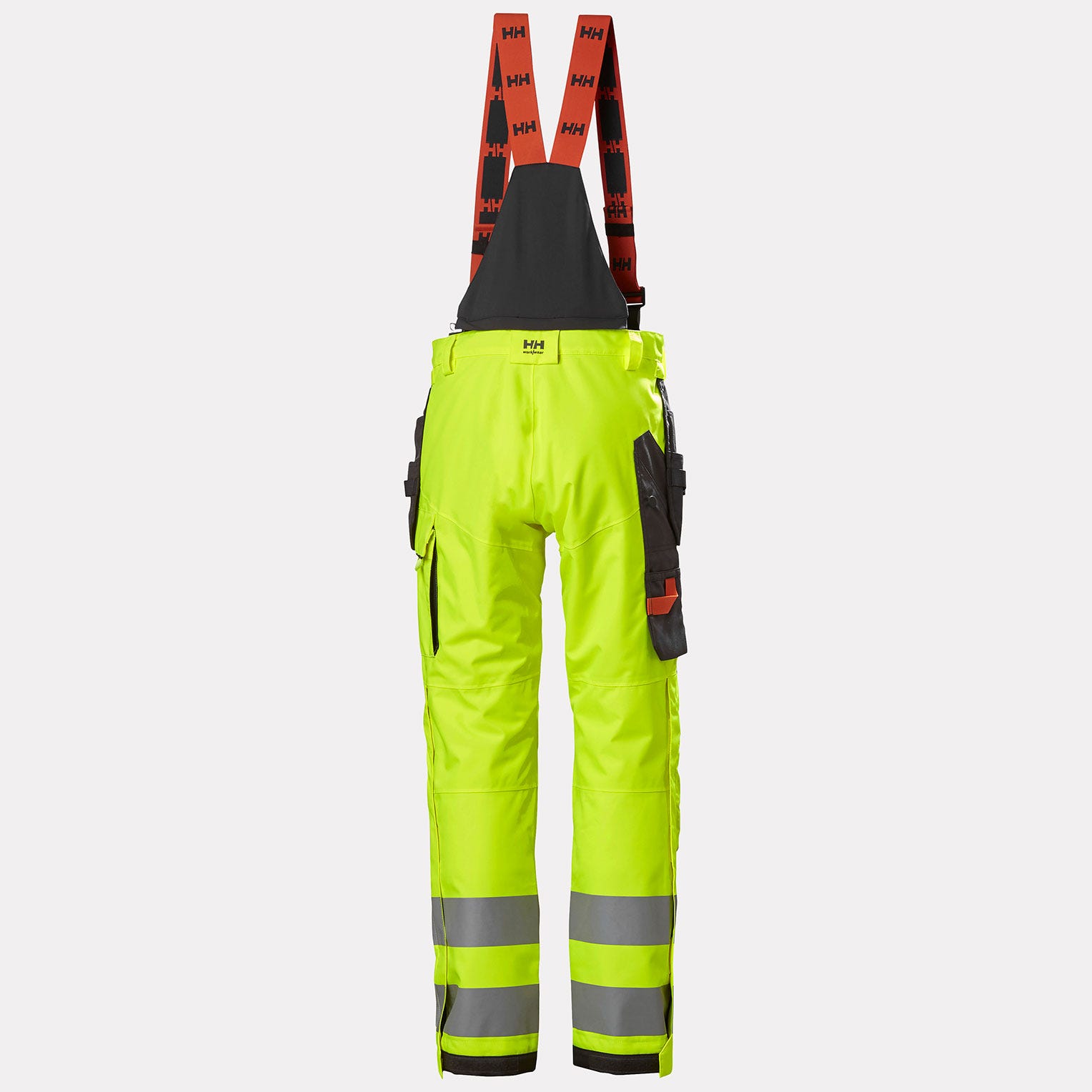 Helly Hansen Alna 2.0 high visibility shell construction bib trousers class 2 - Image 12
