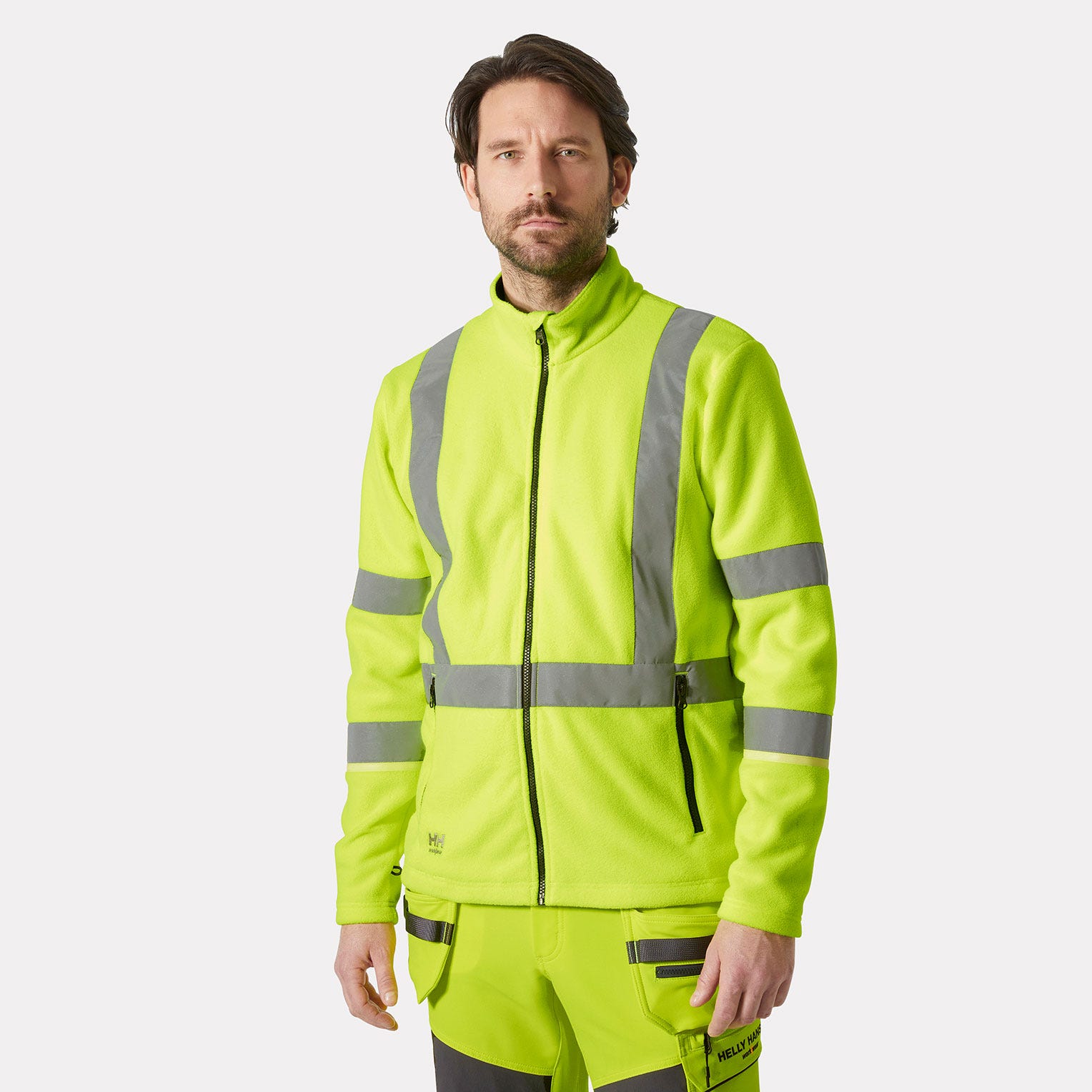 Helly Hansen UC-ME high visibility fleece jacket - Image 2