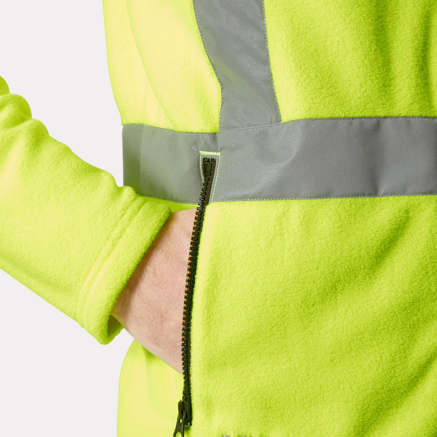 Helly Hansen UC-ME high visibility fleece jacket - Image 4