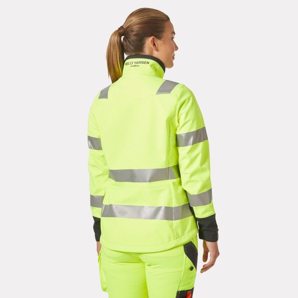 Helly Hansen Women's Alna 2.0 high visibility softshell jacket