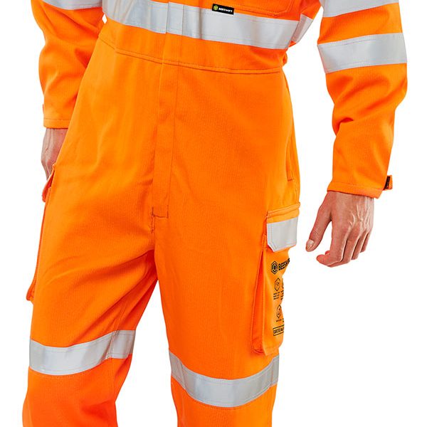 Arc compliant high visibility rail spec boilersuit