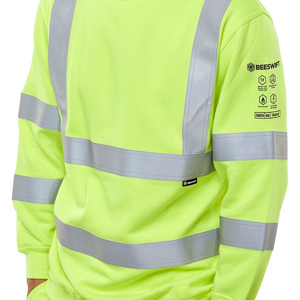 Arc compliant high visibility sweatshirt