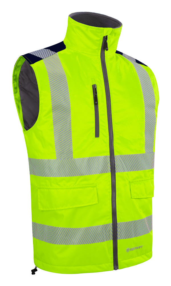 Men's two tone bodywarmer - Image 2