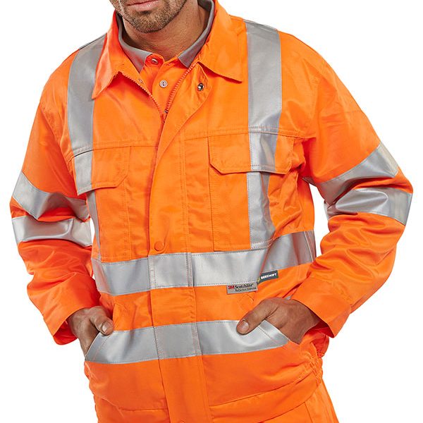 High visibility rail spec jacket
