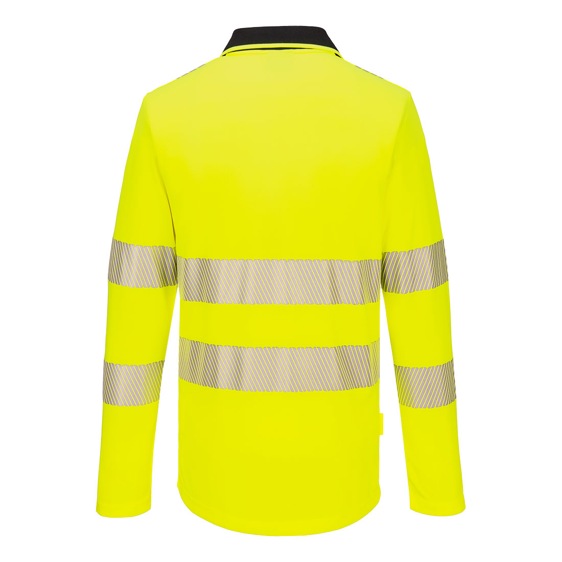 Portwest DX4 Hi-Vis Zip Polo Shirt L/S