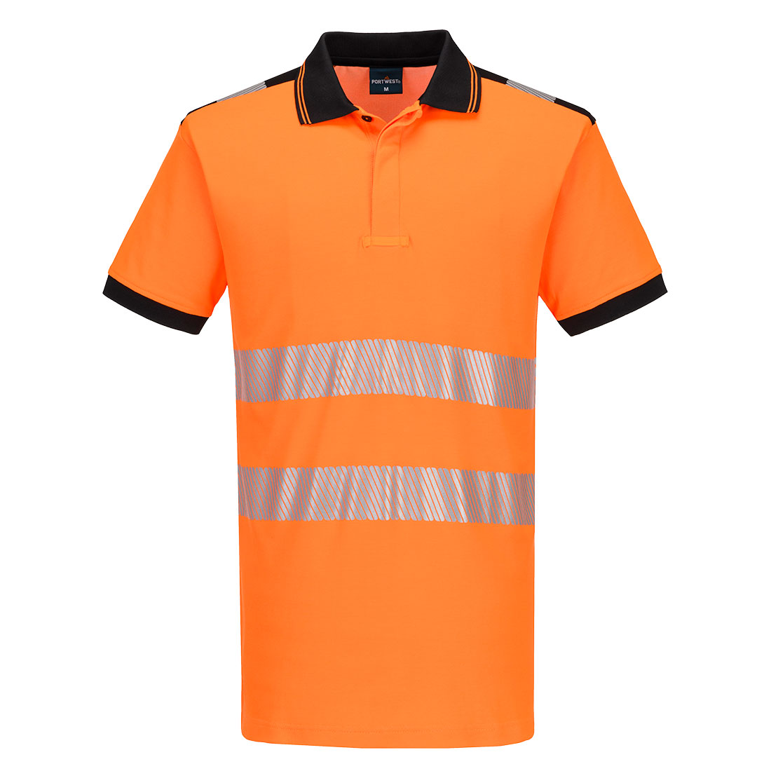 Portwest PW3 Hi-Vis Cotton Comfort Polo Shirt S/S - Image 3