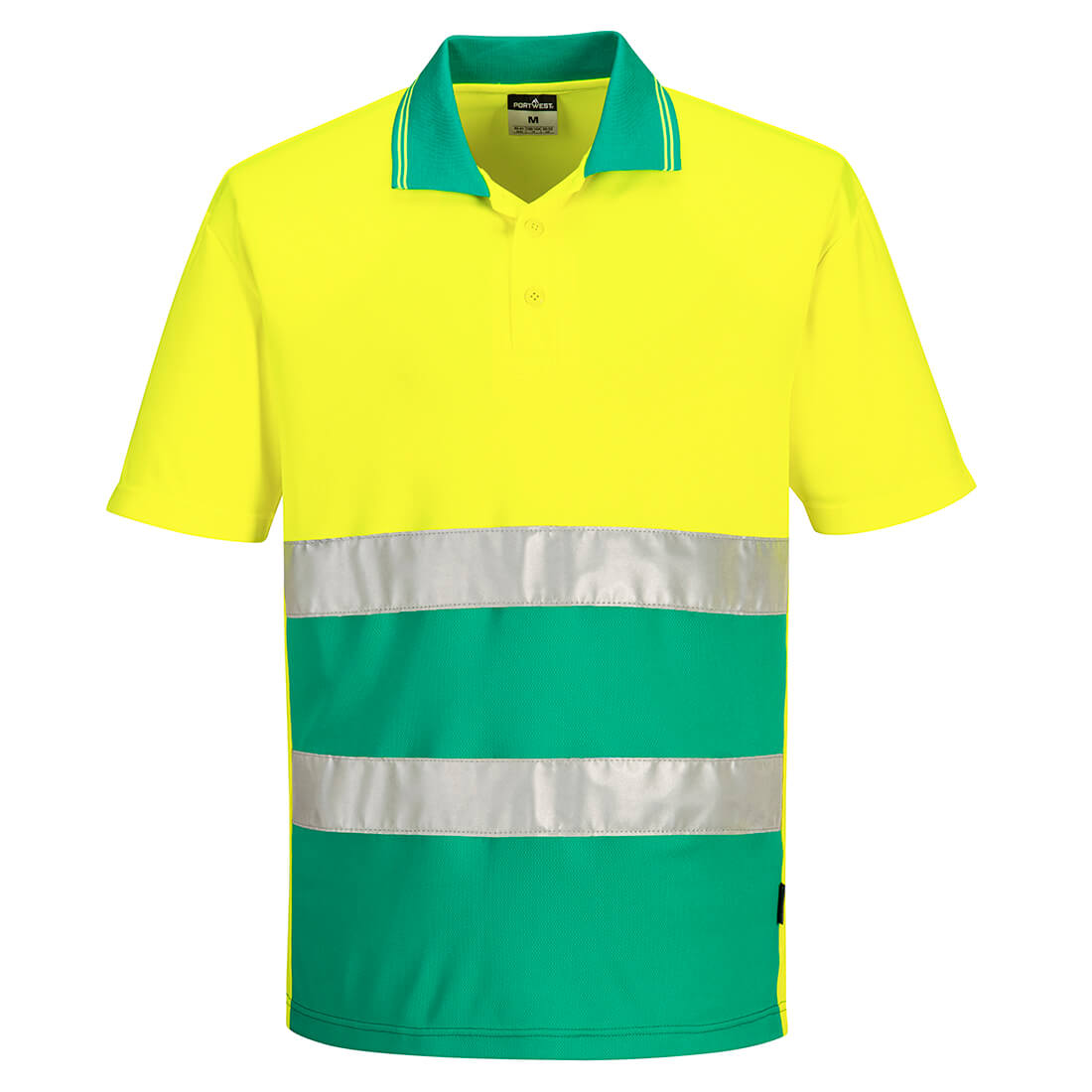 Portwest Hi-Vis Lightweight Contrast Polo Shirt S/S