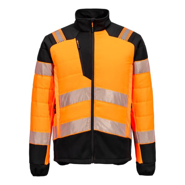Portwest PW3 Hi-Vis Hybrid Baffle Jacket